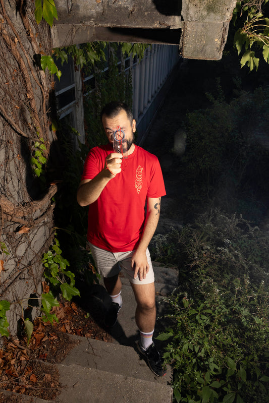 Fagyis póló - piros