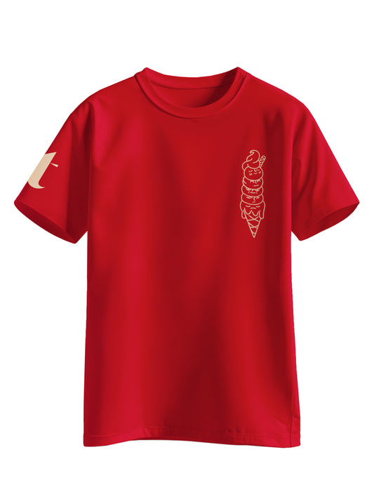 Fagyis póló - piros