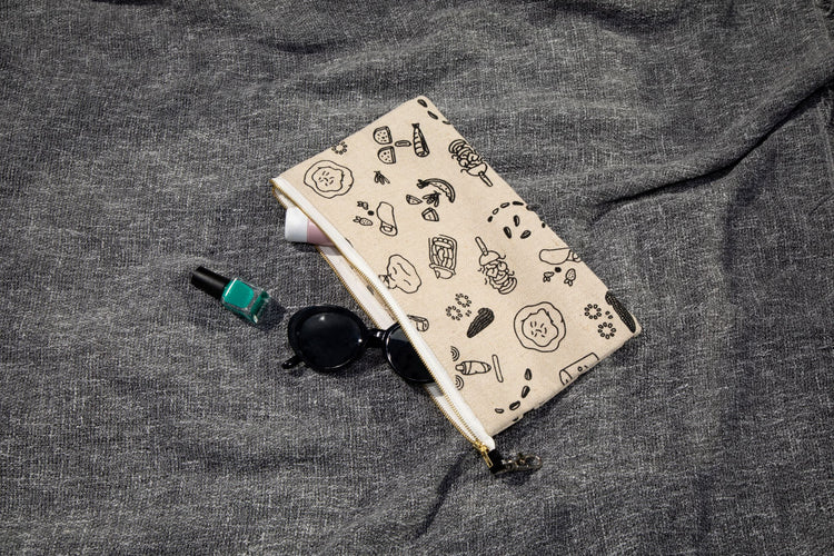 Neszesszer telexes terülőmintával