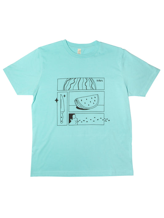Dinnyeevős turquoise blue póló