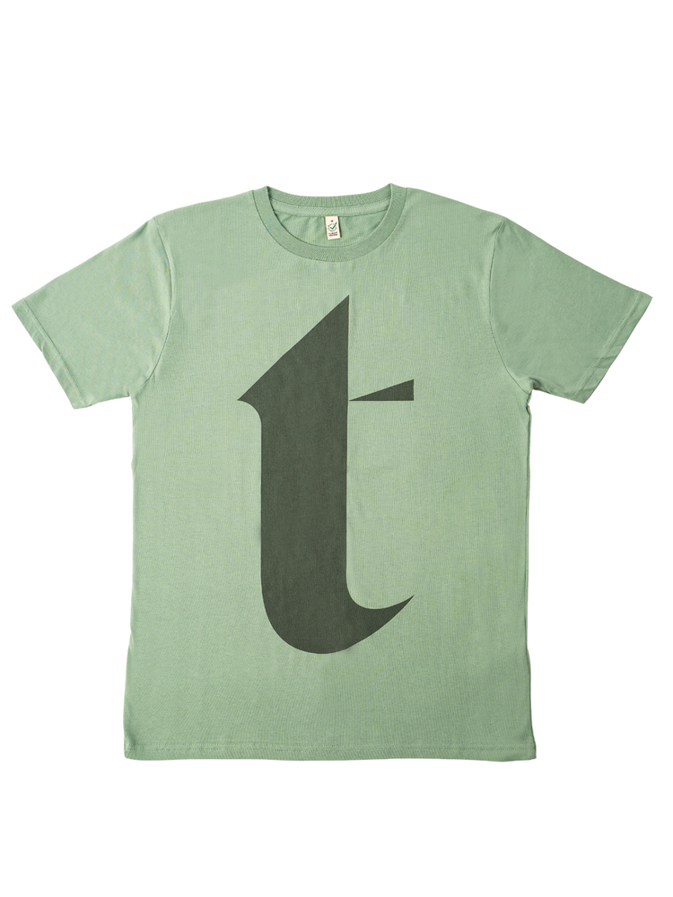Telex logós zöld férfi póló