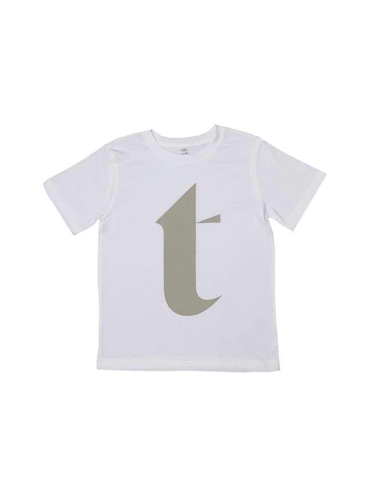 Telex logós fehér gyermek póló (5 méretben 3-tól 12 éves korig)